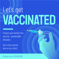 Let's Get Vaccinated Instagram Post Image Preview