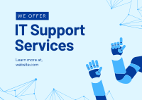 IT Support Postcard