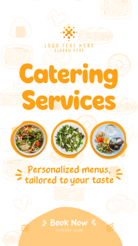 Quirky Catering Services Instagram Story Design