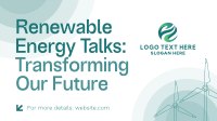 Renewable Energy Talks Animation