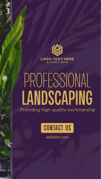 Professional Landscaping  Instagram Reel Design