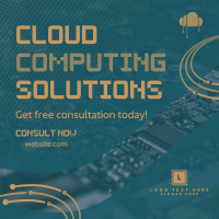 Cloud Computing Solutions Instagram Post