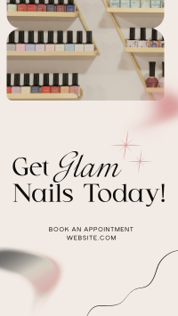 Salon Glam Nails Instagram Reel