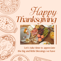 Thanksgiving Day Instagram Post Design