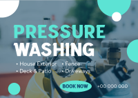 Pressure Wash Service Postcard