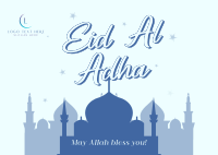 Eid Al Adha Night Postcard