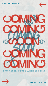 Contemporary Coming Soon Facebook Story