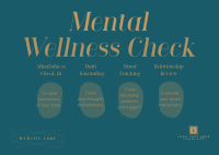 Wellness Check Postcard