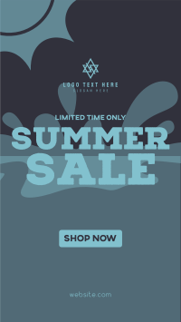 Summer Sale Splash Instagram Story