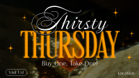 Thirsty Thursday Cocktails Animation