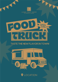 Playful Food Truck Festival Poster