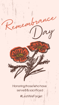 Remembrance Poppies Video