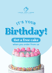 Birthday Cake Promo Flyer