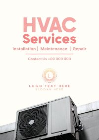 Excellent HVAC Services for You Flyer