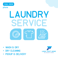 Washing Service Instagram Post