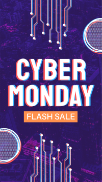 Cyber Monday Flash Sale Instagram Story