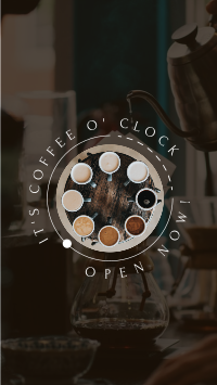 Coffee O Clock Instagram Story
