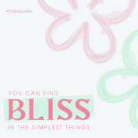 Floral Bliss Linkedin Post Design