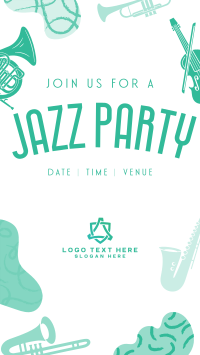 Groovy Jazz Party Instagram Story
