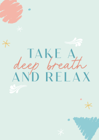 Take a deep breath Poster