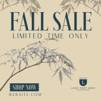 Fall Season Sale Instagram Post Design