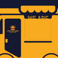Food Truck Business Instagram Post Design
