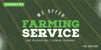 Trustworthy Farming Service Twitter Post Design