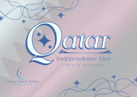 Qatar National Day Postcard