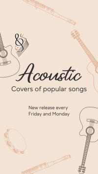 Acoustic Music Covers Facebook Story Design