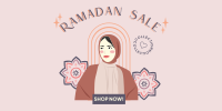 Ramadan Hijab Sale Twitter Post Design