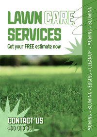 Professional Lawn Services Flyer