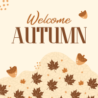 Autumn Season Greeting Linkedin Post