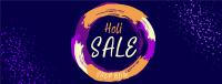 Holi Powder Explosion Sale Facebook Cover Image Preview