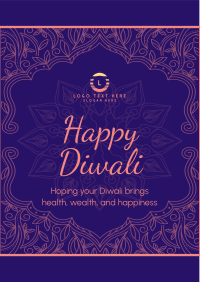 Fancy Diwali Greeting Flyer