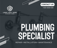 Plumbing Specialist Facebook Post