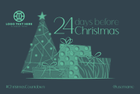 Fancy Christmas Countdown Pinterest Cover