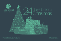 Fancy Christmas Countdown Pinterest Cover Image Preview