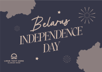 Belarus Independence Day Postcard