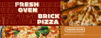 Yummy Brick Oven Pizza Facebook Cover