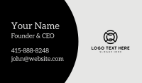 Half Circle Business Card