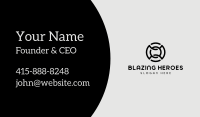 Half Circle Business Card Image Preview