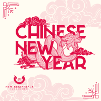 Oriental Chinese New Year Instagram Post Image Preview