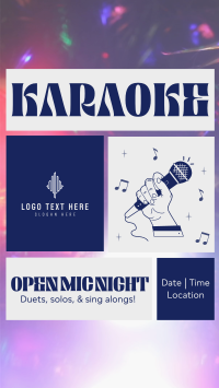 Karaoke Open Mic Facebook Story