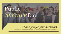 Public Service Day Animation