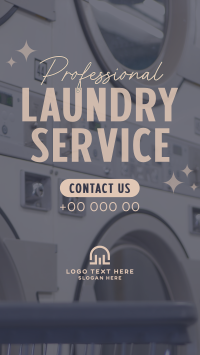 Professional Laundry Service Instagram Reel Image Preview