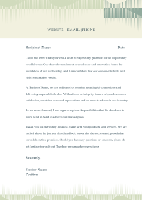 Generic Geometric Pattern Letterhead