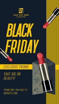 Black Friday Beauty Sale Instagram Reel Image Preview