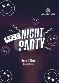 Epic Night Party Flyer