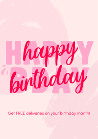 Birthday Deals Poster