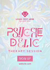 Psychedelic Therapy Session Poster